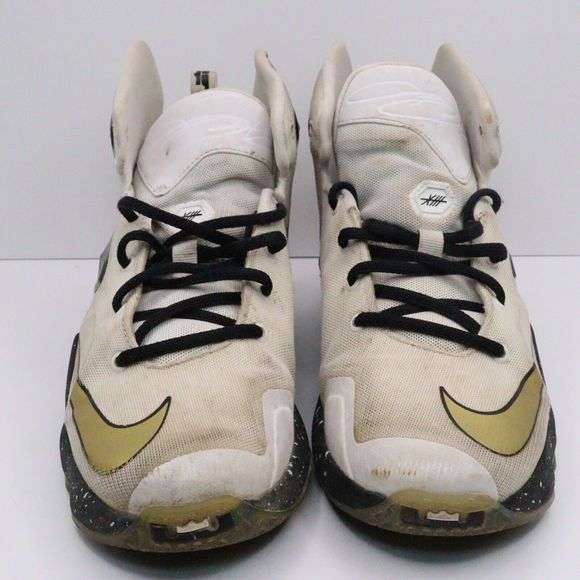 Nike LeBron XIII ELITE GOLD BASKETBALL SHOES KIDS YOUTH SIZE 6y 808709 170 - Picture 11 of 12